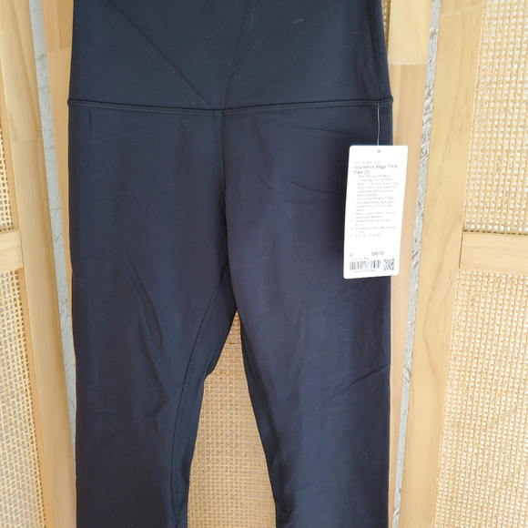 NWT LULULEMON ALIGN PANT 25" BLACK SIZE 6 NULU - Picture 2 of 7